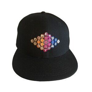Black Geometric Visions Hat Cap Snapback‎ One Size